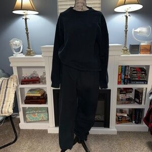 Midnight black  lounge wear  set.